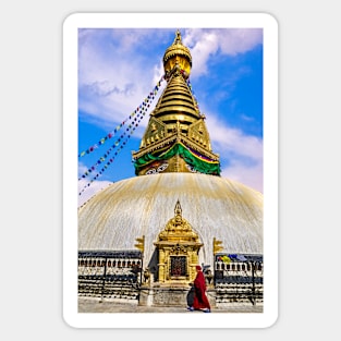 Swayambhunath. Sticker